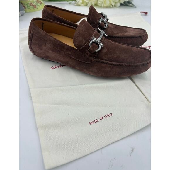 Men\'s Salvatore Ferragamo PARIGI bit driver loafer size 9.5 E made in Italy main image 6